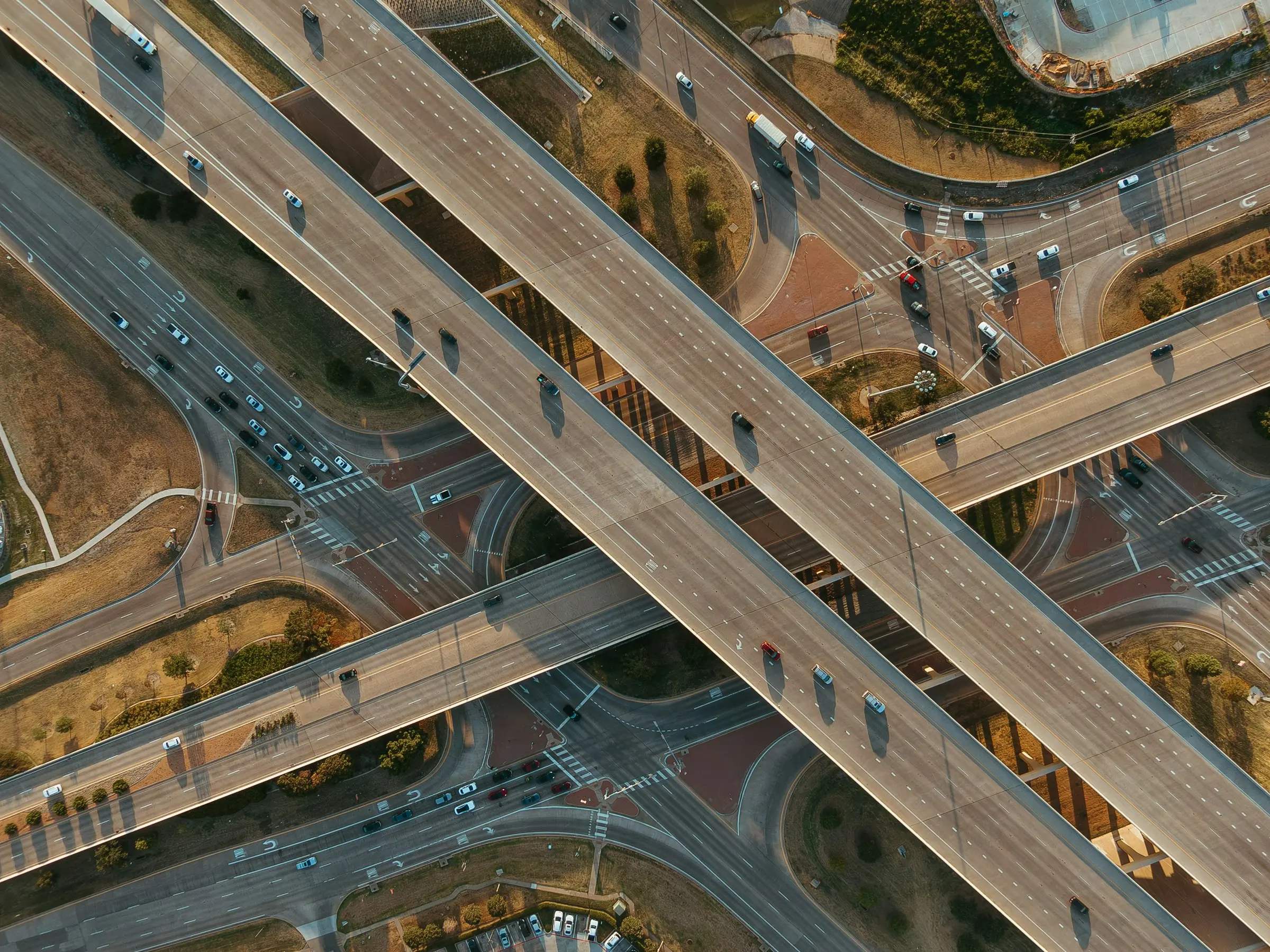 Heavy traffic on a busy road