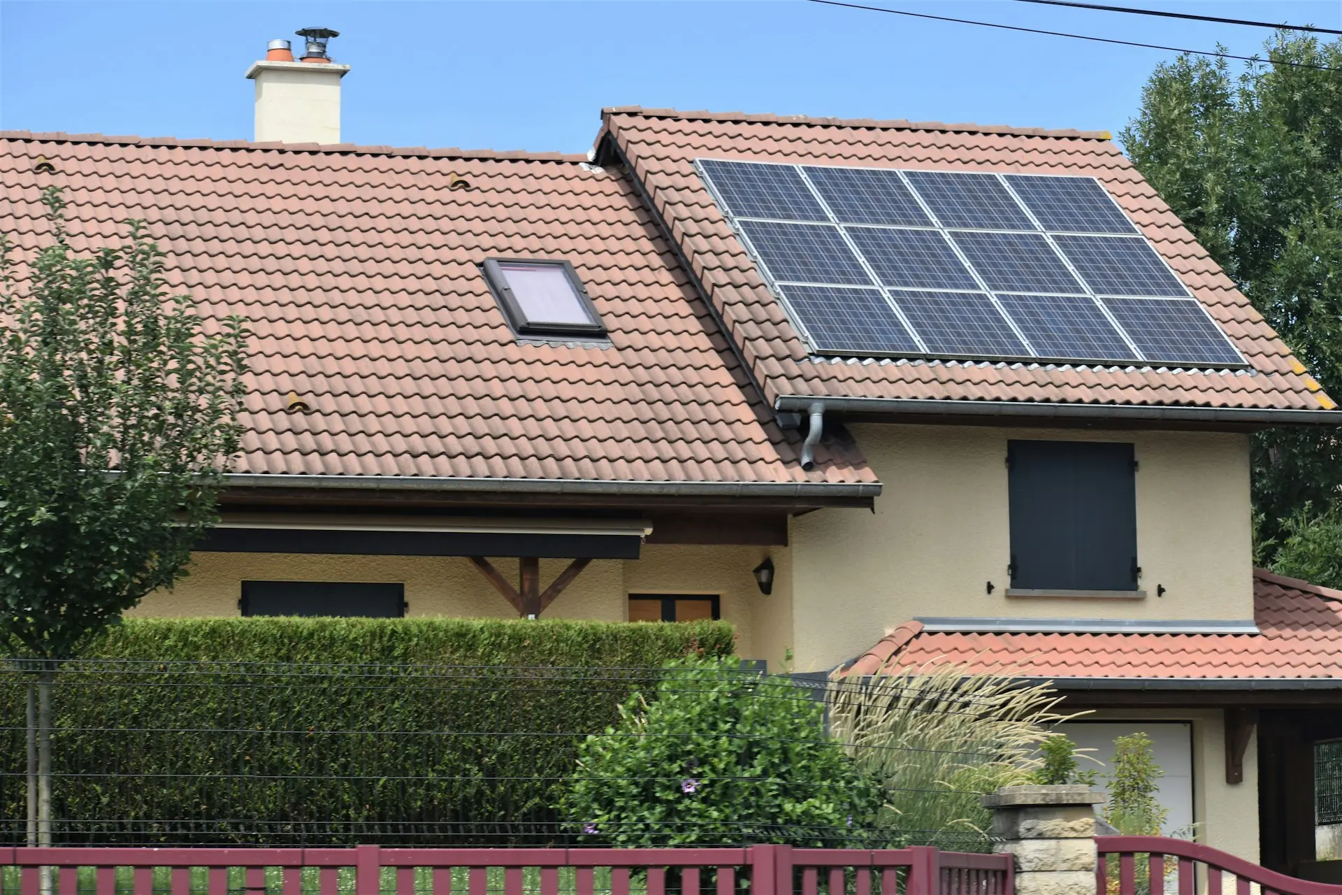 Solar Panels on House